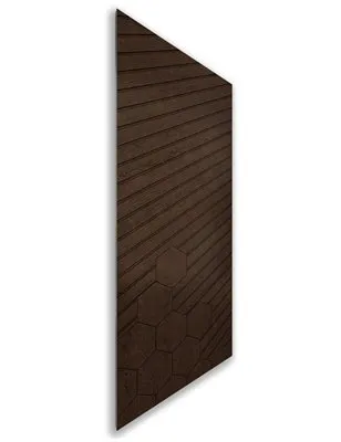 Holzschiebetür Nur Türblatt - Wenge Model 1016