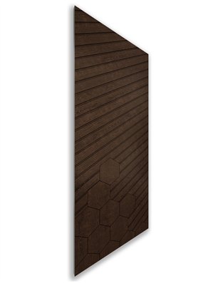 Holzschiebetür Nur Türblatt - Wenge  Model 1016