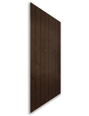 Holzschiebetür Nur Türblatt - Wenge Model 1039