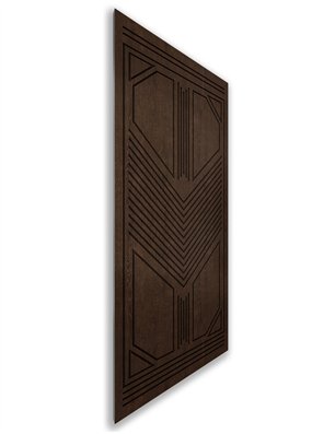 Holzschiebetür Nur Türblatt - Wenge  Model 1048