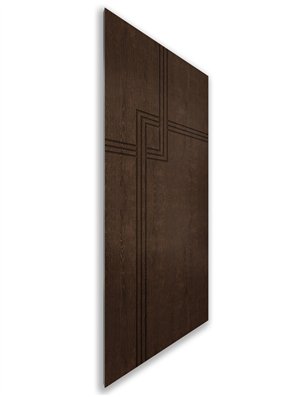 Holzschiebetür Nur Türblatt - Wenge  Model 1059