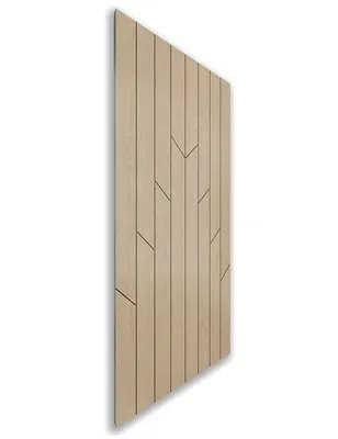 Holzschiebetür Nur Türblatt - Eiche Model 1039