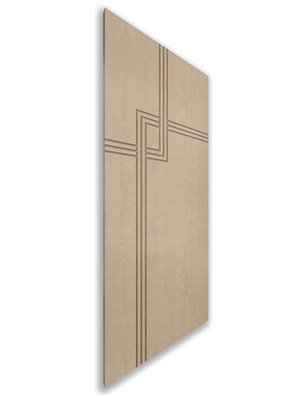 Holzschiebetür Nur Türblatt - Eiche  Model 1059