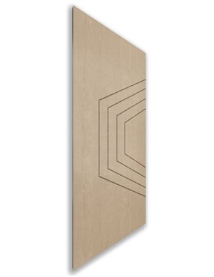 Holzschiebetür Nur Türblatt - Eiche  Model 1072