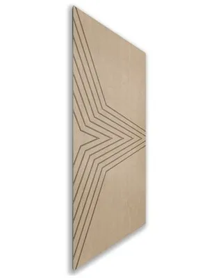 Holzschiebetür Nur Türblatt - Eiche Model 1083