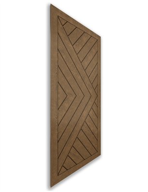 Holzschiebetür Nur Türblatt - Nussbaum  Model 1009