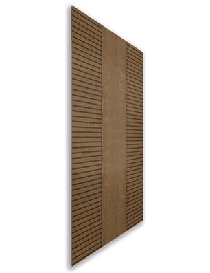 Holzschiebetür Nur Türblatt - Nussbaum  Model 1013