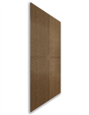 Holzschiebetür Nur Türblatt - Nussbaum  Model 1017