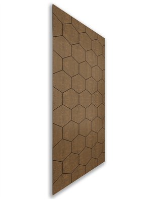 Holzschiebetür Nur Türblatt - Nussbaum  Model 1018