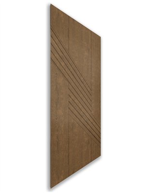 Holzschiebetür Nur Türblatt - Nussbaum  Model 1019