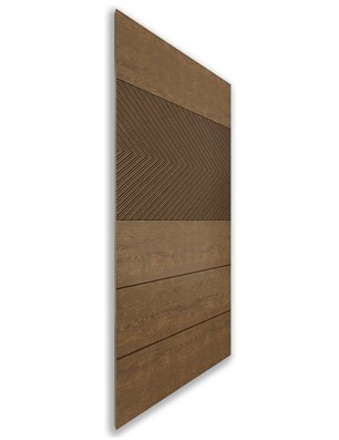 Holzschiebetür Nur Türblatt - Nussbaum  Model 1020