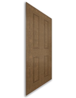 Holzschiebetür Nur Türblatt - Nussbaum  Model 1022
