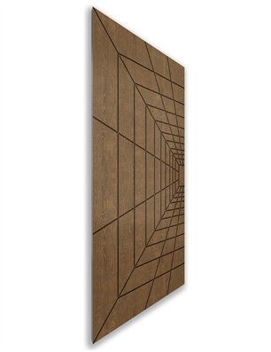 Holzschiebetür Nur Türblatt - Nussbaum  Model 1034