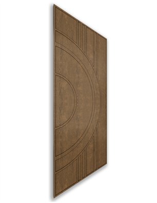 Holzschiebetür Nur Türblatt - Nussbaum  Model 1035