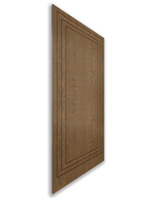 Holzschiebetür Nur Türblatt - Nussbaum  Model 1041