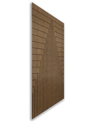 Holzschiebetür Nur Türblatt - Nussbaum  Model 1052