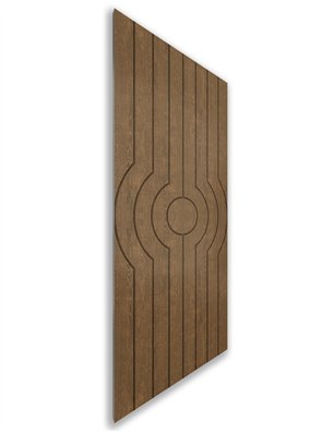 Holzschiebetür Nur Türblatt - Nussbaum  Model 1055