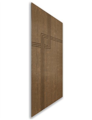 Holzschiebetür Nur Türblatt - Nussbaum  Model 1059