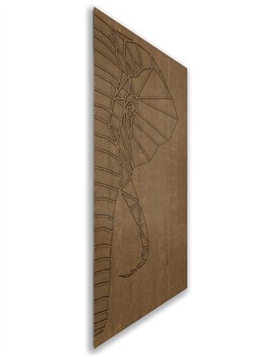 Holzschiebetür Nur Türblatt - Nussbaum  Model 1062