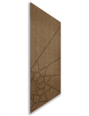 Holzschiebetür Nur Türblatt - Nussbaum  Model 1068