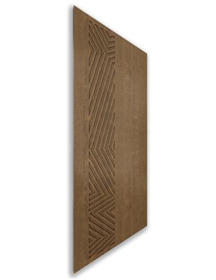 Holzschiebetür Nur Türblatt - Nussbaum  Model 1070