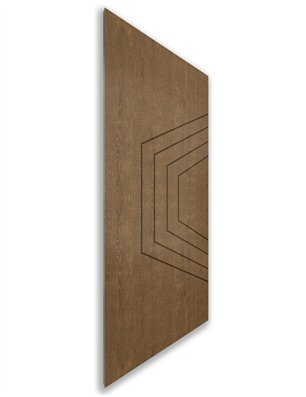 Holzschiebetür Nur Türblatt - Nussbaum  Model 1072