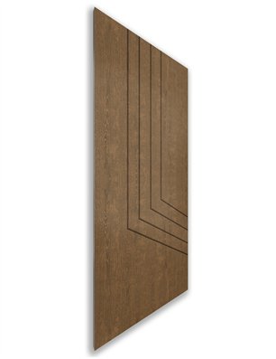 Holzschiebetür Nur Türblatt - Nussbaum  Model 1073
