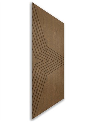Holzschiebetür Nur Türblatt - Nussbaum  Model 1083