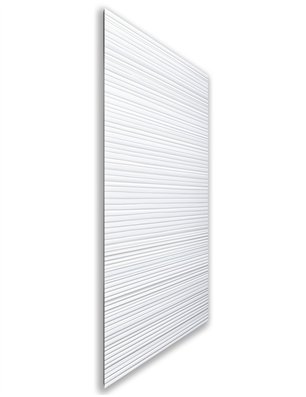 Holzschiebetür Nur Türblatt - Weiss 3D  Model 1011
