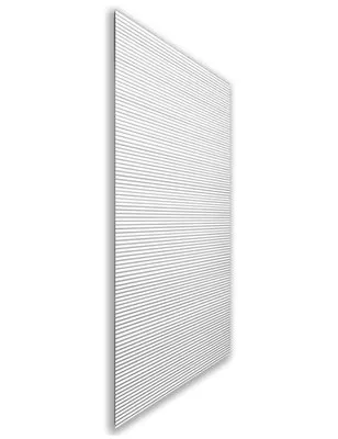 Holzschiebetür Nur Türblatt - Weiss 3D Model 1015