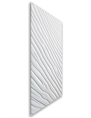 Holzschiebetür Nur Türblatt - Weiss 3D  Model 1037