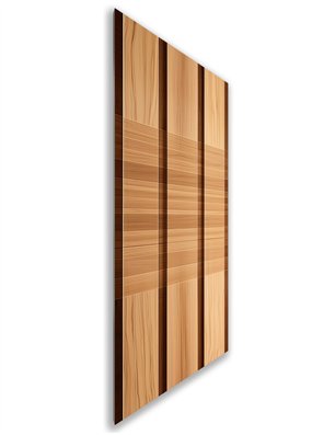 Holzschiebetür Nur Türblatt - Holzkunst  Model 1053