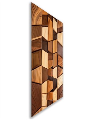 Holzschiebetür Nur Türblatt - Holzkunst  Model 1059