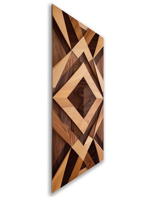 Holzschiebetür Nur Türblatt - Holzkunst  Model 1065