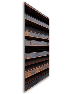 Holzschiebetür Nur Türblatt - Industrie  Model 1027
