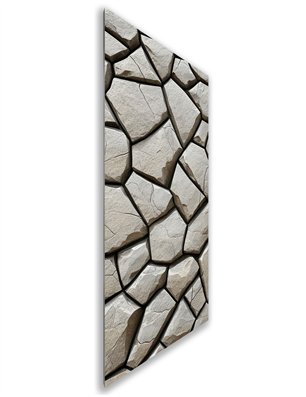Holzschiebetür Nur Türblatt - Beton und Stein  Model 1014
