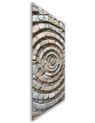 Holzschiebetür Nur Türblatt - Beton und Stein  Model 1016