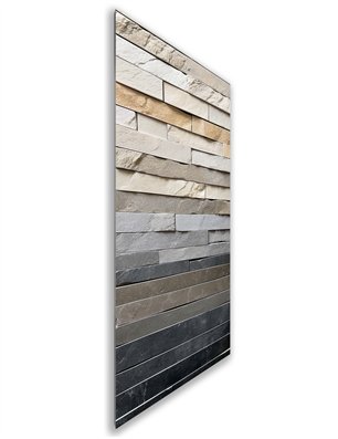 Holzschiebetür Nur Türblatt - Beton und Stein  Model 1017