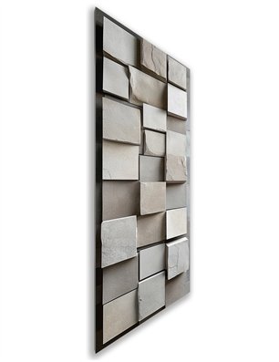Holzschiebetür Nur Türblatt - Beton und Stein  Model 1021