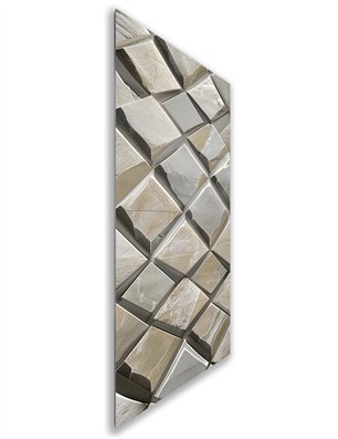 Holzschiebetür Nur Türblatt - Beton und Stein  Model 1025