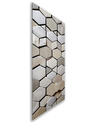Holzschiebetür Nur Türblatt - Beton und Stein  Model 1027