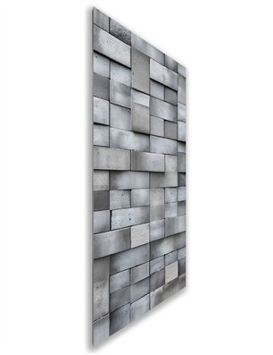 Holzschiebetür Nur Türblatt - Beton und Stein  Model 1036