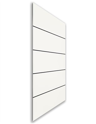 Holzschiebetür Nur Türblatt - Design-Linien  Model 1001