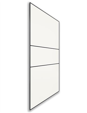 Holzschiebetür Nur Türblatt - Design-Linien  Model 1033