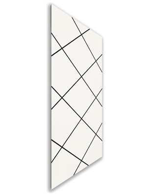 Holzschiebetür Nur Türblatt - Design-Linien  Model 1069