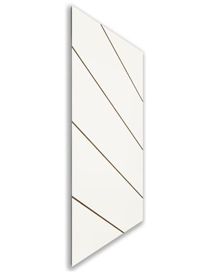 Holzschiebetür Nur Türblatt - Design-Linien  Model 1075