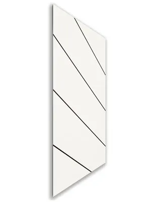 Holzschiebetür Nur Türblatt - Design-Linien Model 1076