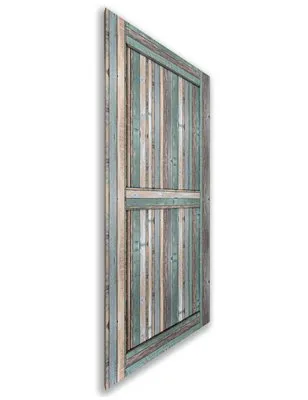 Holzschiebetür Nur Türblatt - Country Model 1014