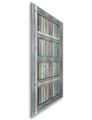Holzschiebetür Nur Türblatt - Country  Model 1015