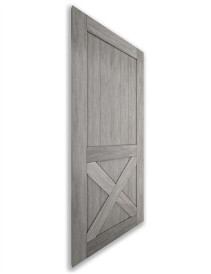 Holzschiebetür Nur Türblatt - Country  Model 1023